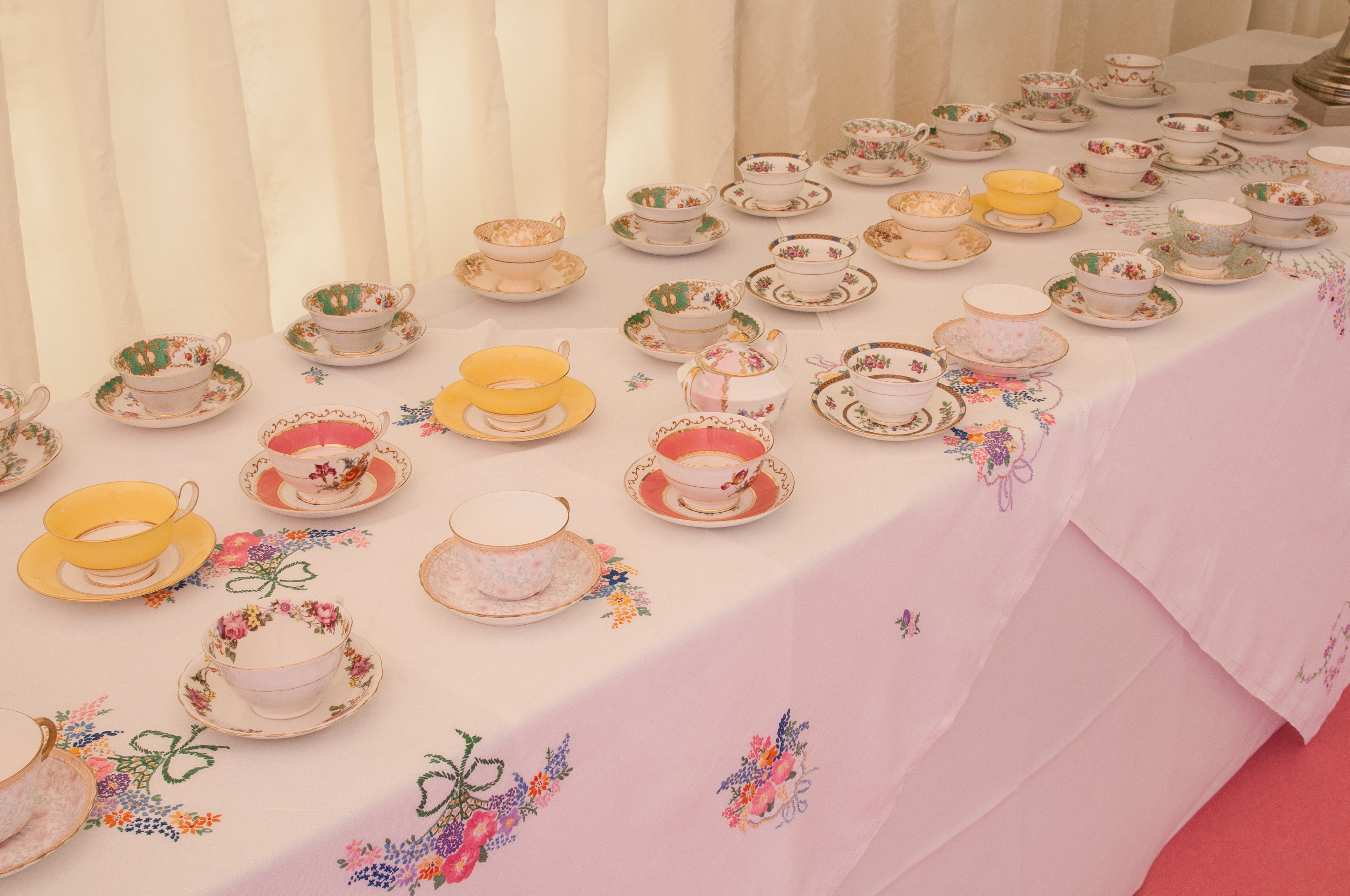Floral Vintage Crockery Wedding Decoration and Hire Bridebook