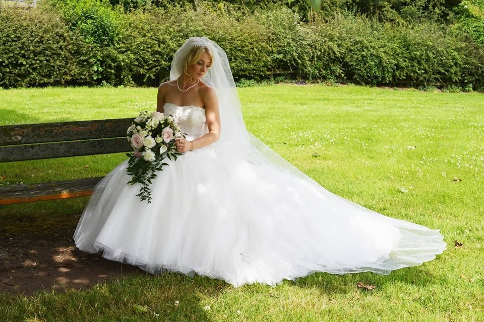 Confetti and Lace Wedding dress Bridebook